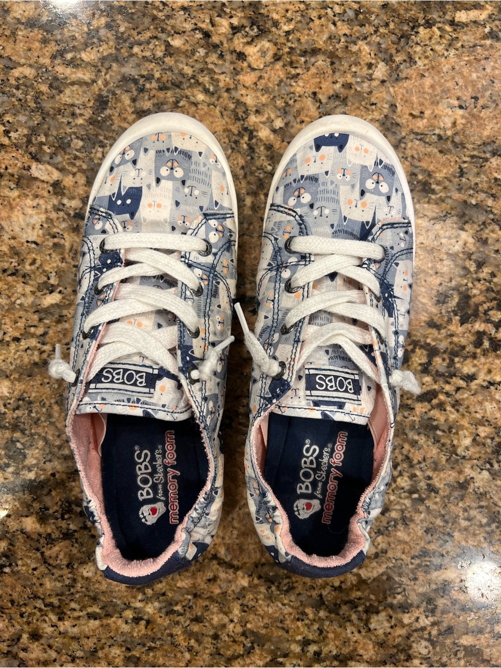 Bobs from Skechers memory foam sneakers